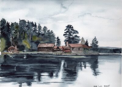 Gården från kanoten